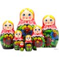 Развивающая игра Брестская Матрешка В сарафане с анютиными глазками (набор 7 шт)
