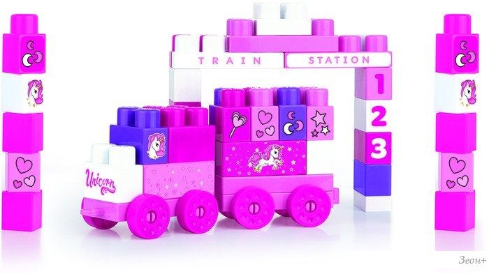 Конструктор Dolu Unicorn JumBlocks 2554 (50 эл)