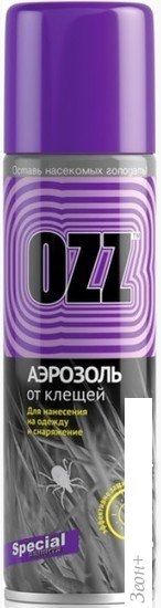 Аэрозоль от насекомых Ozz от клещей 020603 020606 (150 мл)