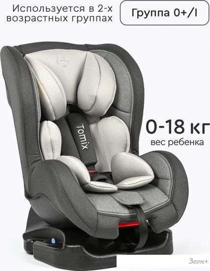 Детское автокресло Tomix Neon DS05 (серый)