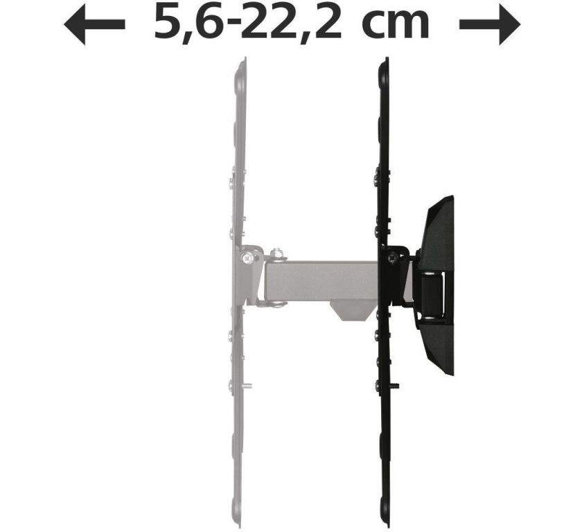 Кронштейн для телевизора Hama 00220823 черный 32"-65" макс.20кг настенный поворот и наклон