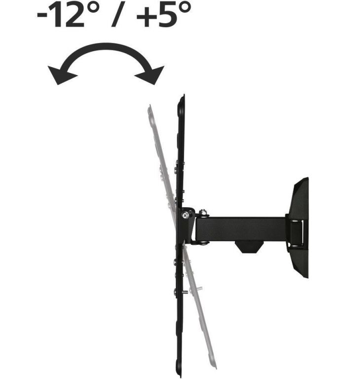 Кронштейн для телевизора Hama 00220823 черный 32"-65" макс.20кг настенный поворот и наклон