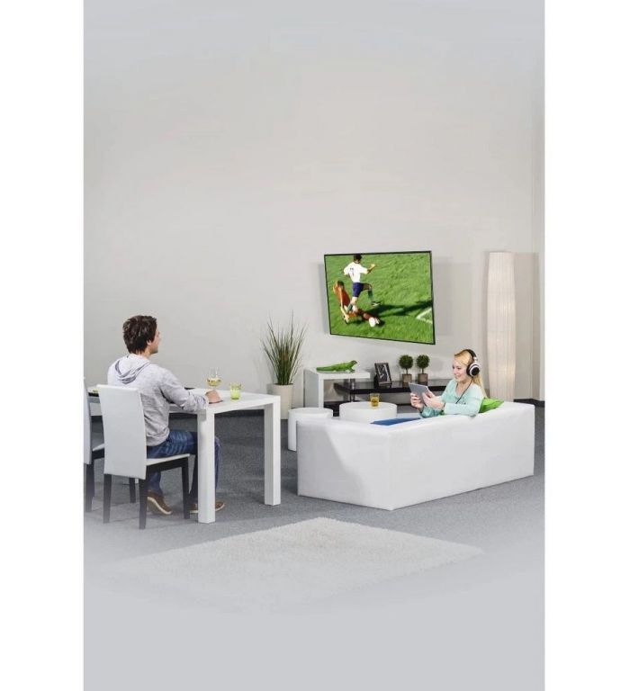 Кронштейн для телевизора Hama 00220824 черный 37"-90" макс.25кг настенный поворот и наклон
