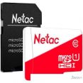 Карта памяти Netac microSDXC NT02P500ECO-128G-R