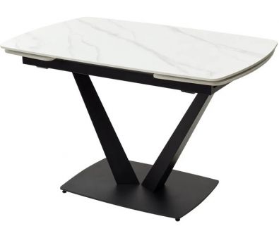   M-City Alatri 120 Matt 614M04390 (White Marble Solid Ceramic/Black)