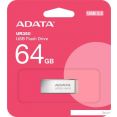 USB Flash ADATA UR350 64GB UR350-64G-RSR/BG (серебристый/коричневый)