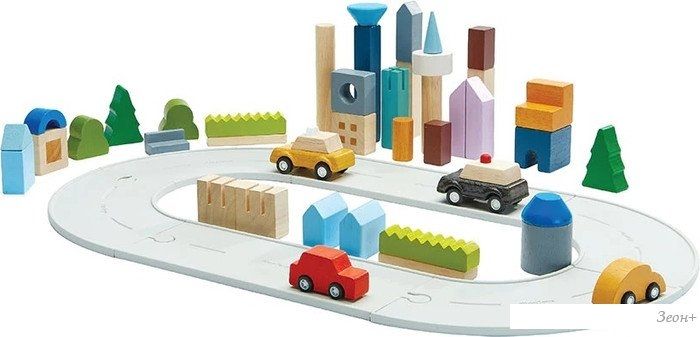 Конструктор/игрушка-конструктор Plan Toys Город 6292
