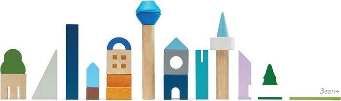 Конструктор/игрушка-конструктор Plan Toys Город 6292