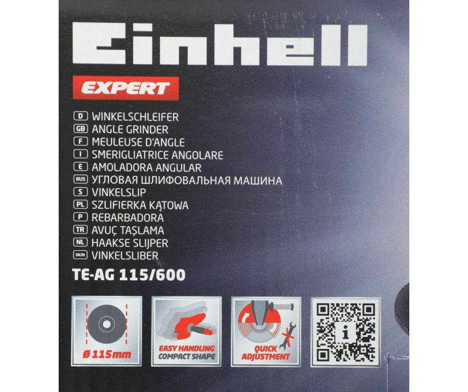 Угловая шлифмашина Einhell TE-AG 115/600