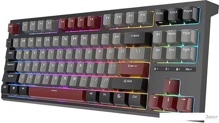 Клавиатура Royal Kludge RK-R87 RGB (черный, RK Red)