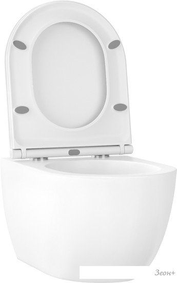 Унитаз подвесной Wellsee Chalice Perfection RimFree 182607001 (чаша, пневмокрышка, глянцевый белый)