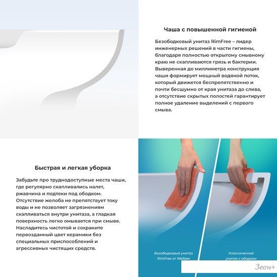 Унитаз подвесной Wellsee Chalice Perfection RimFree 182607001 (чаша, пневмокрышка, глянцевый белый)