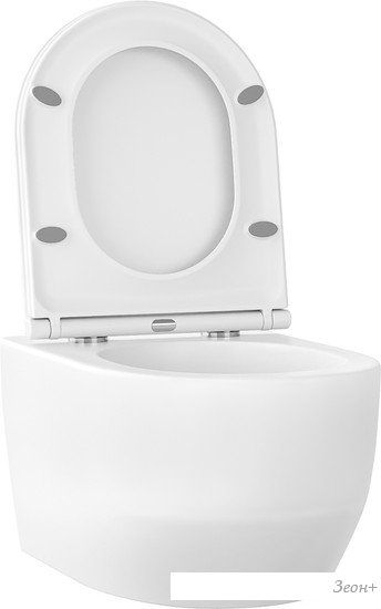 Унитаз подвесной Wellsee Croquis RimFree 182611001 (чаша, пневмокрышка, глянцевый белый)