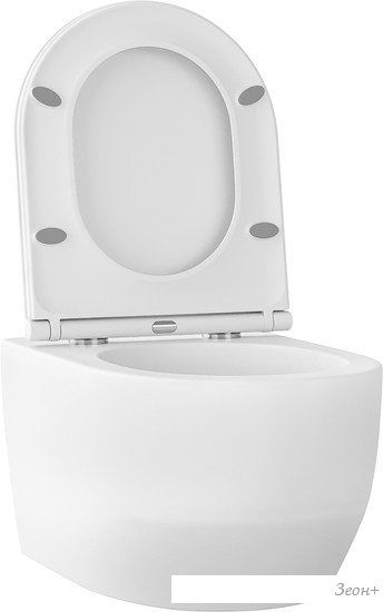 Унитаз подвесной Wellsee Croquis RimFree 182612001 (чаша, пневмокрышка, матовый белый)