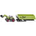Трактор Siku Claas Axion 850 с погрузчиком и самосвалом 1949