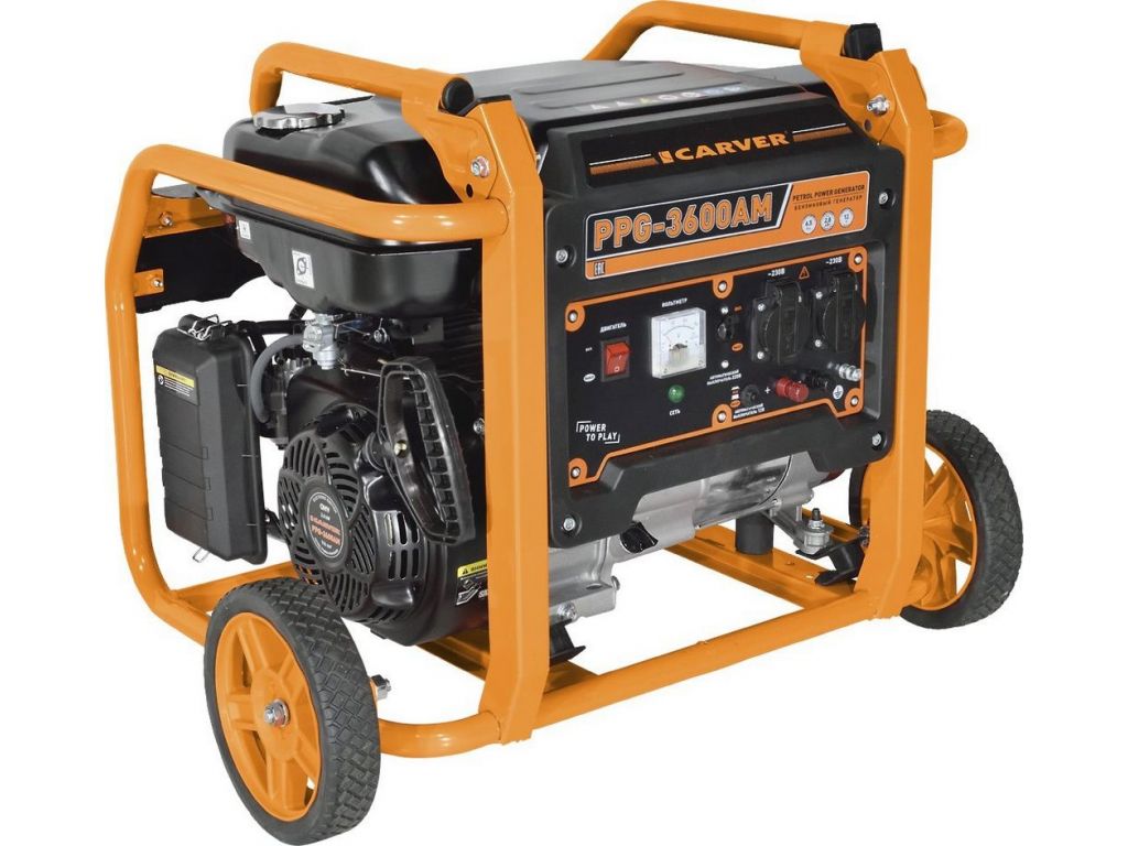 Бензиновый генератор Carver PPG-3600AM