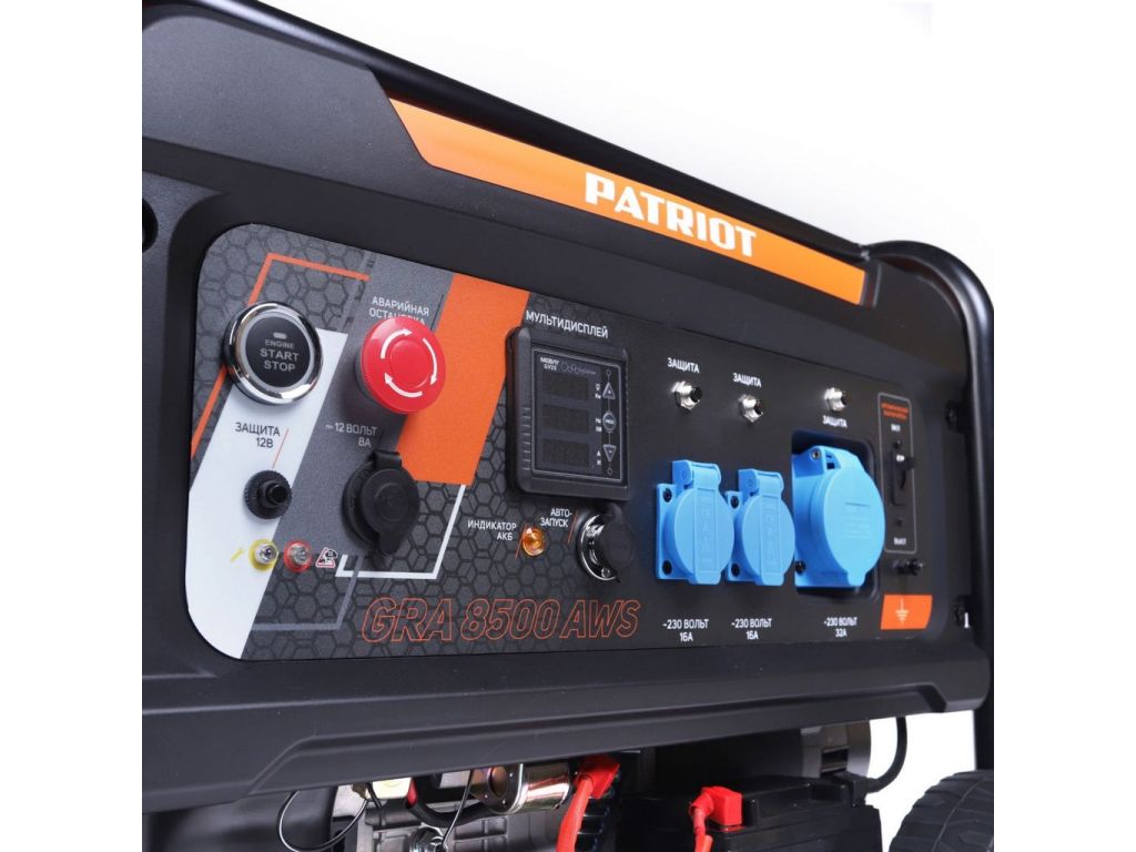 Бензиновый генератор Patriot GRA 8500AWS