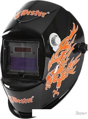 Сварочная маска Wester WH8 990-075 (черный/оранжевый)
