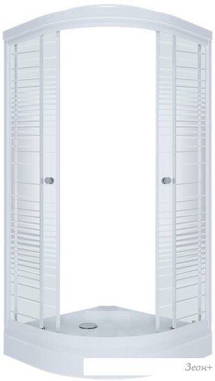 Душевой уголок Triton Стандарт А 100x100 (полосы)