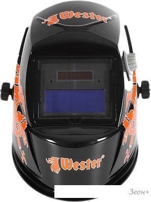 Сварочная маска Wester WH8 990-075 (черный/оранжевый)