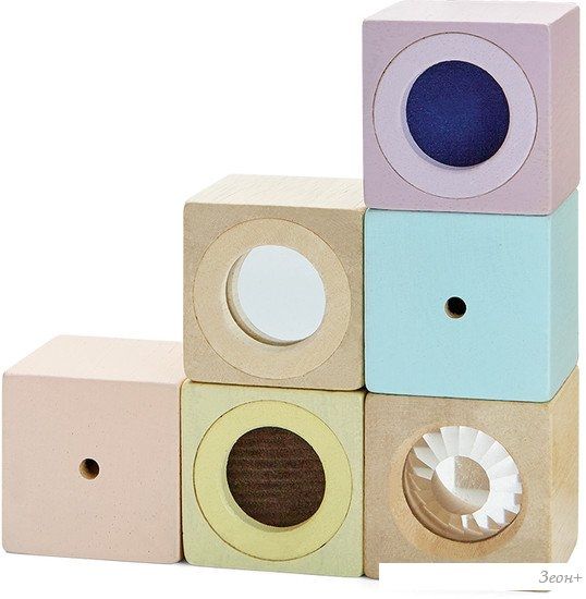 Кубики Plan Toys Блоки Прикоснись и угадай 5257