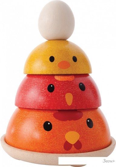 Пирамидка Plan Toys Куриное гнездо 5695