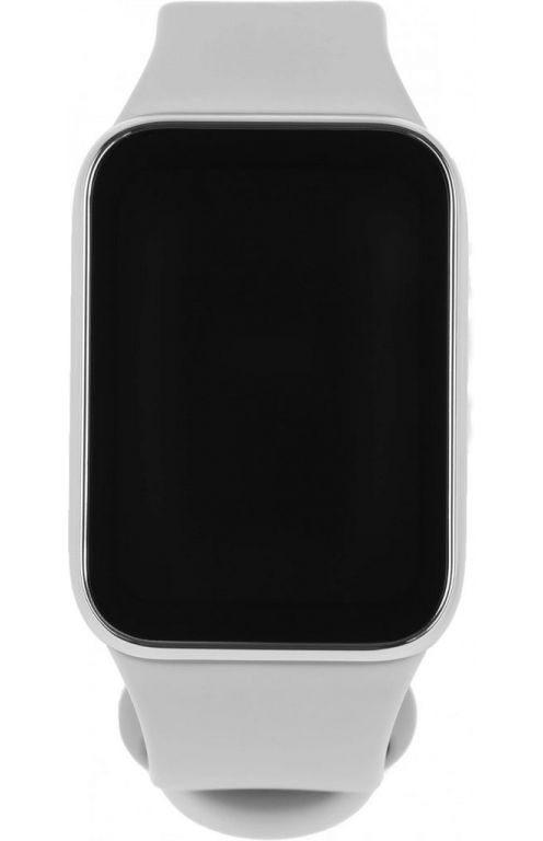 Фитнес-браслет Xiaomi Smart Band 8 Pro M2333B1 без NFC (серебристый, с белым силиконовым ремешком, международная версия)