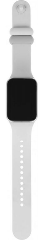 Фитнес-браслет Xiaomi Smart Band 8 Pro M2333B1 без NFC (серебристый, с белым силиконовым ремешком, международная версия)