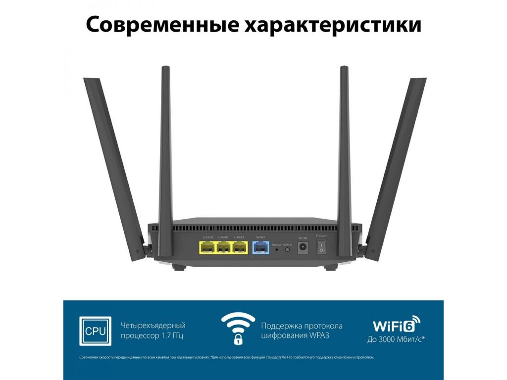 Wi-Fi роутер ASUS RT-AX52