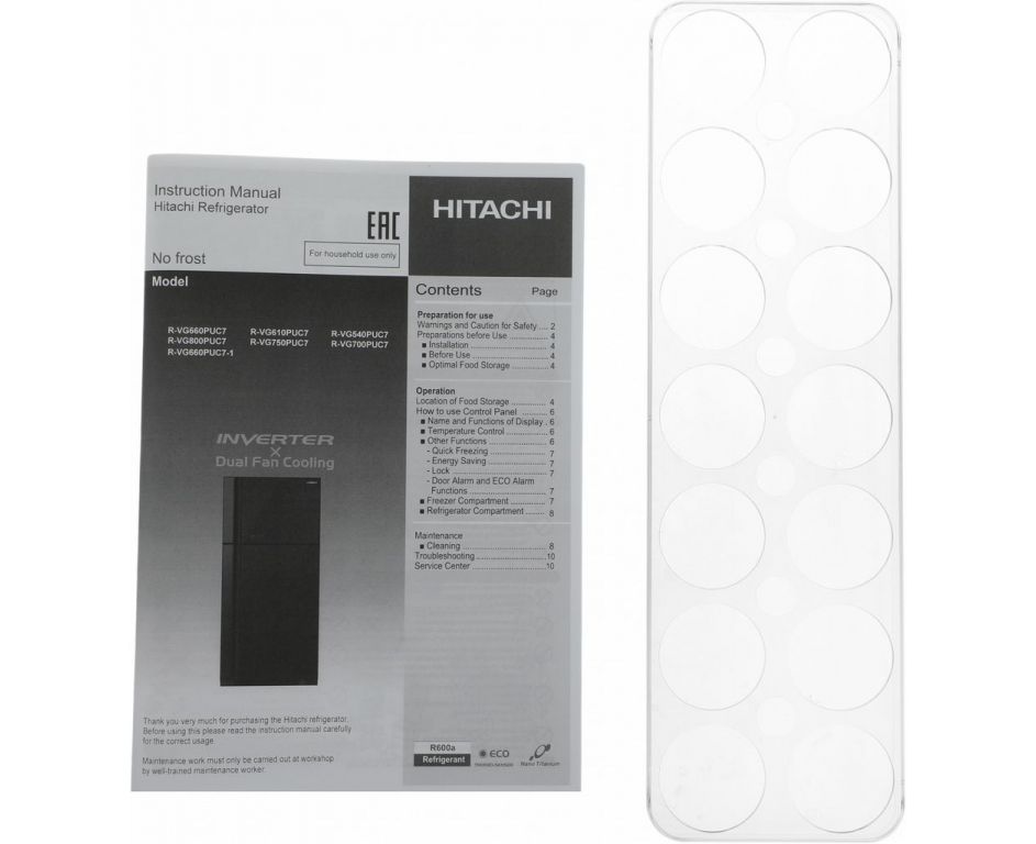 Холодильник Hitachi R-VG660PUC7-1GBK