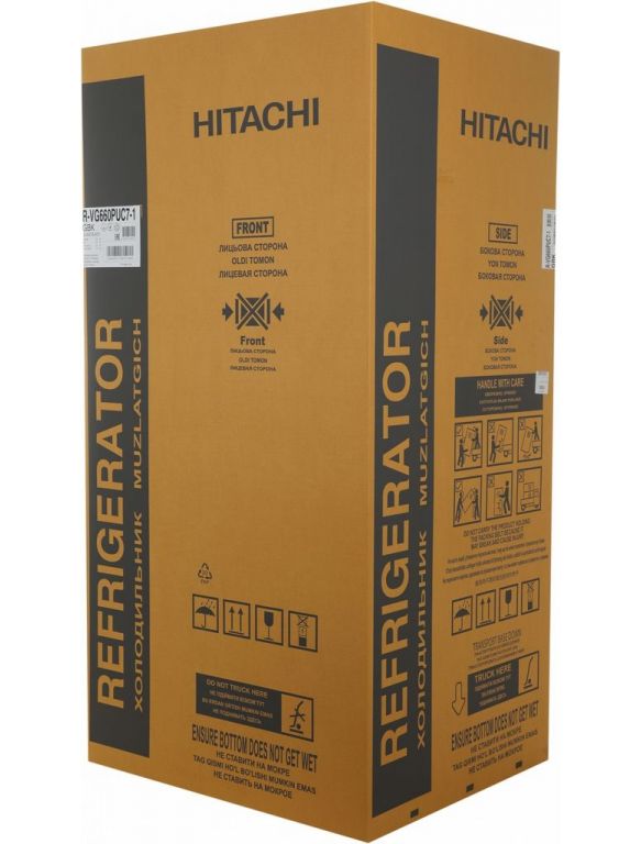 Холодильник Hitachi R-VG660PUC7-1GBK