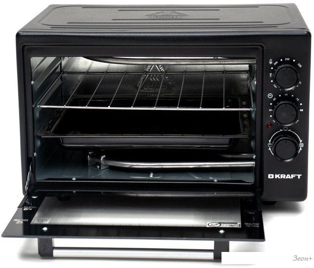 Мини-печь Kraft KF-MO3800BL (черный)