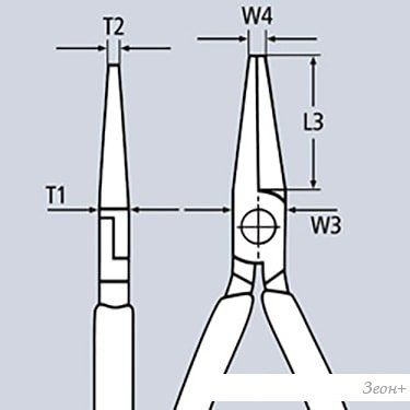Круглогубцы Knipex 26 16 200