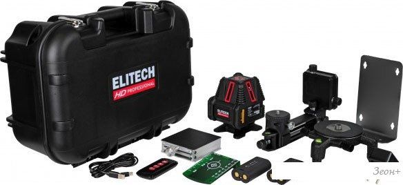 Лазерный нивелир ELITECH HD Professional HD LN 8D Green 204735