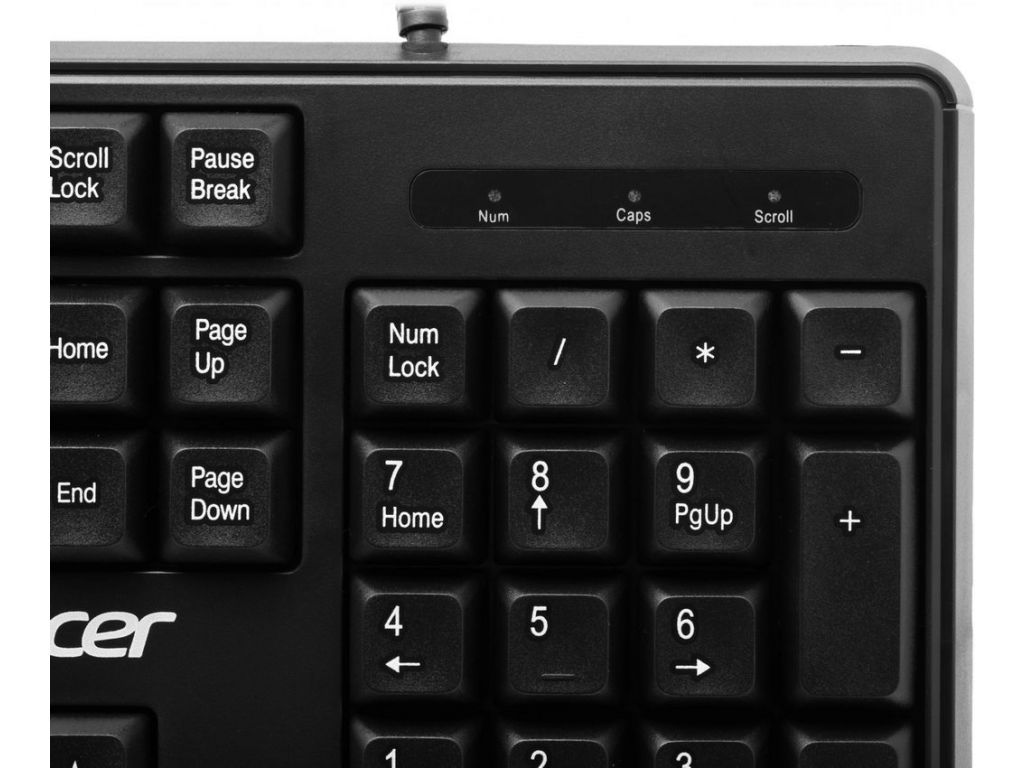 Клавиатура Acer OKW301 (черный)