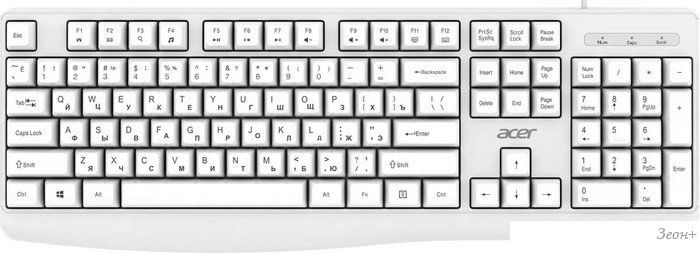 Клавиатура Acer OKW301 (белый)