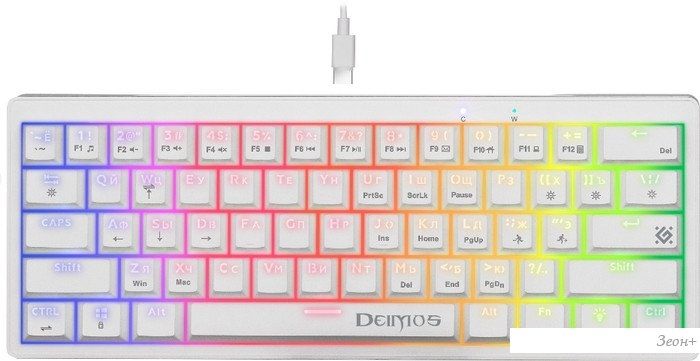 Клавиатура Defender Deimos GK-303 (белый)