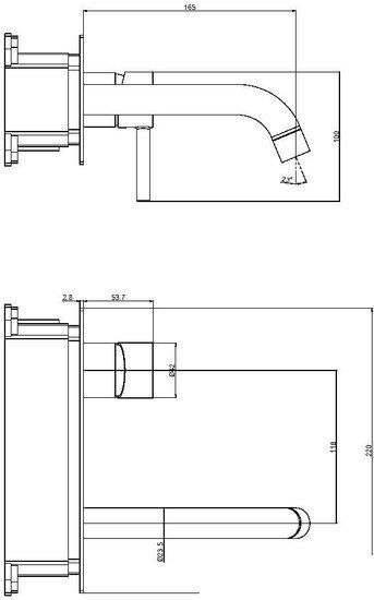 Смеситель Maxonor Pure Life PL7287-8