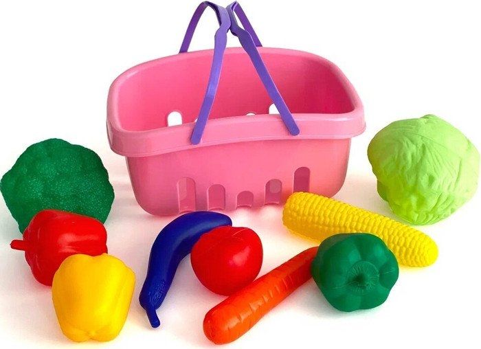 Касса игрушечная Mega Toys Продуктовая корзина №1 МТ3793