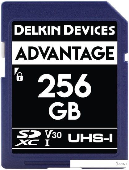 Карта памяти Delkin Devices SDXC Advantage UHS-I 256GB
