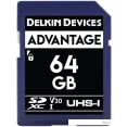Карта памяти Delkin Devices SDXC Advantage UHS-I 64GB