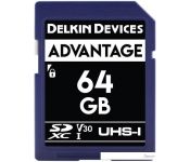   Delkin Devices SDXC Advantage UHS-I 64GB