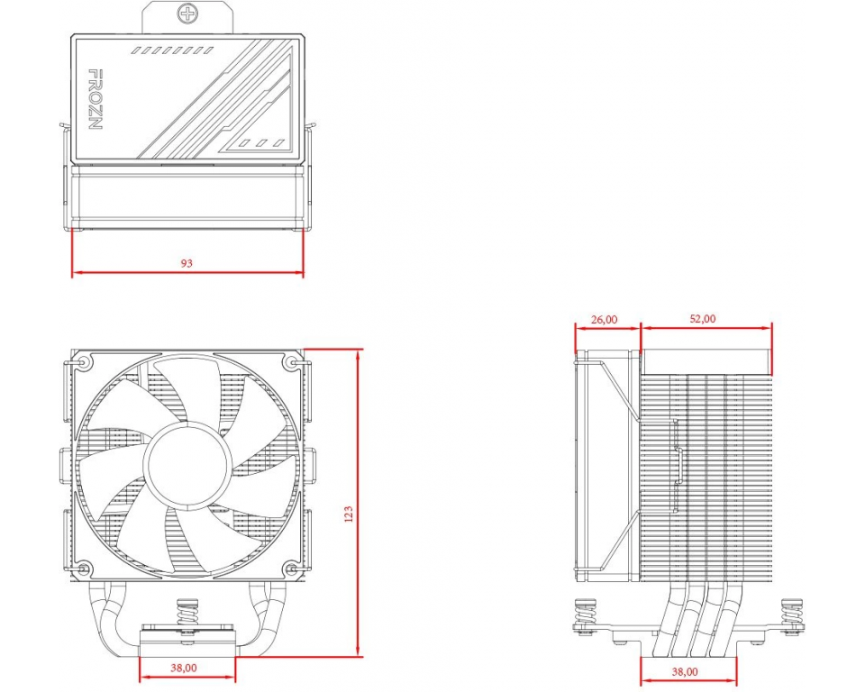 Кулер для процессора ID-Cooling Frozn A400 ARGB