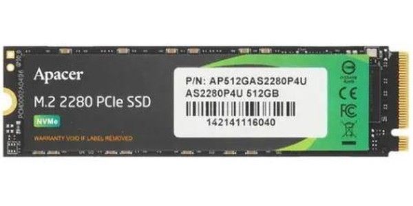 SSD Apacer AS2280P4U 512GB AP512GAS2280P4U