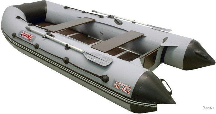 Моторно-гребная лодка Мнев и К Викинг VN 320H (серый/черный)