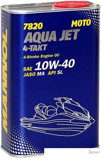 Моторное масло Mannol 4-Takt Aqua Jet 10W-40 1л