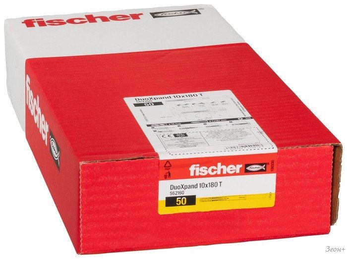 Дюбель фасадный Fischer DuoXpand 10x180 T 562160 (50 шт)