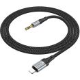 Кабель Hoco UPA26 Lightning - Jack 3.5mm (1 м, черный)