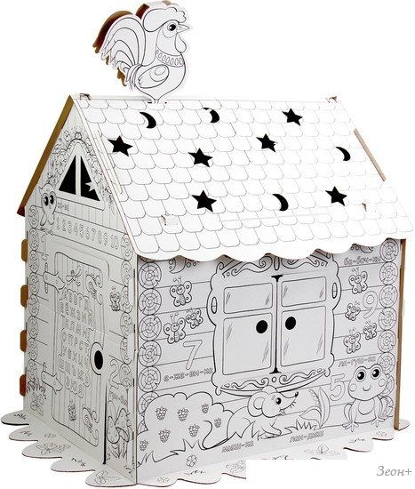 Домик-раскраска BRAUBERG Kids. Раскраска. Сказочный 880364