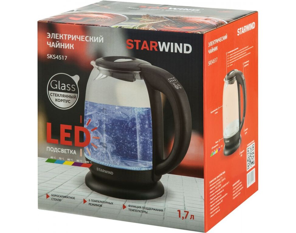 Электрический чайник StarWind SKS4517